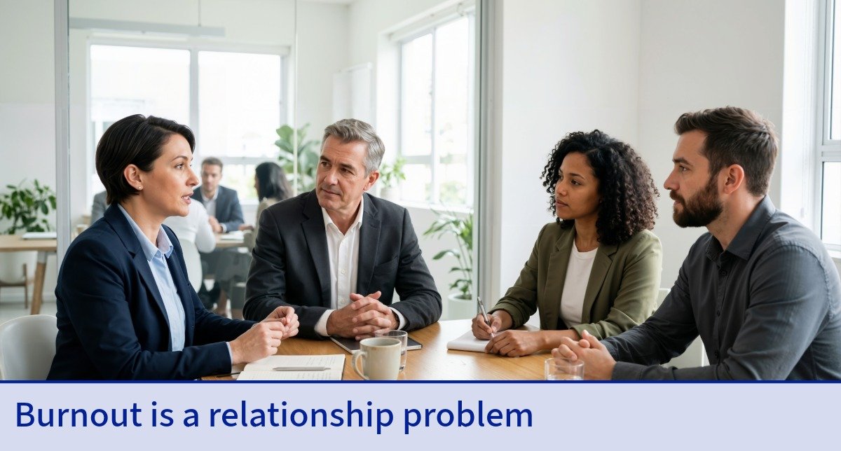 "Employee burnout is a relationship problem"